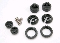 [ TRX-5465 ] Traxxas Caps and spring retainers, GTR shock (upper cap (2)/ hollow balls (2)/ bottom cap (2)/ upper retainer (2)/ lower retainer (2)) 