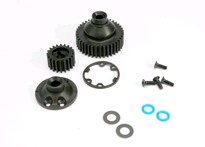 [ TRX-5579 ] Traxxas Gears, differential 38-T (1)/ differential drive gear 20-T/ side cover plate (1)/ gasket (1)/ output gear seals (x-ring) (2)/ 2.5x8mmCCS (4)/ 5x10x.5mmTW (2) -TRX5579 