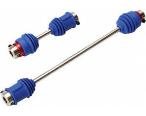 [ TRX-5650R ] Traxxas Driveshafts, center E-Revo (steel constant-velocity) front (1)/ rear (1) (assembled with inner and outer dust boots, for E-Revo &amp; Summit) -TRX5650R