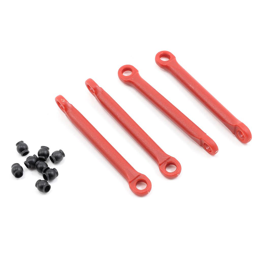 [ TRX-7018 ] Traxxas Push rod (molded composite) (4)/ hollow balls (8) (1/16 Slash) -TRX7018 