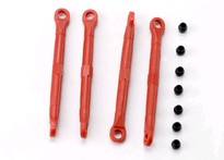 [ TRX-7038 ] Traxxas Toe link, front &amp; rear (molded composite) (4)/ hollow balls (8) (1/16 Slash) 