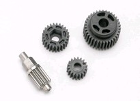 [ TRX-7093 ] Traxxas Gear set, transmission (includes 18T, 25T input gears, 13T idler gear (steel), 35T output gear, M3x13.75 screw pin) -TRX7093 