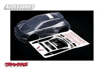 [ TRX-7311 ] Traxxas Body, 1/16 Rally (clear, requires painting)/ grill and lights decal sheet -TRX7311 