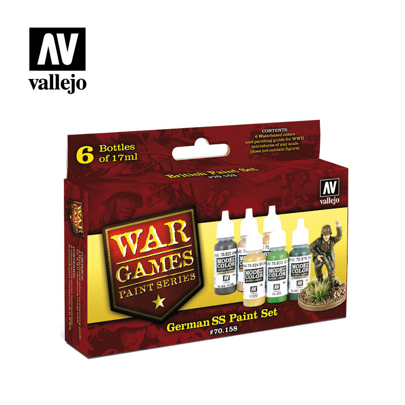 [ VAL70158 ] Vallejo German SS paint set (6x17ml)