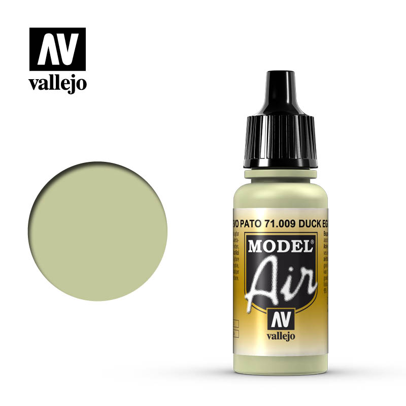 [ VAL71009 ] Vallejo Model Air Eau de Nil Duck Egg Green 17ml