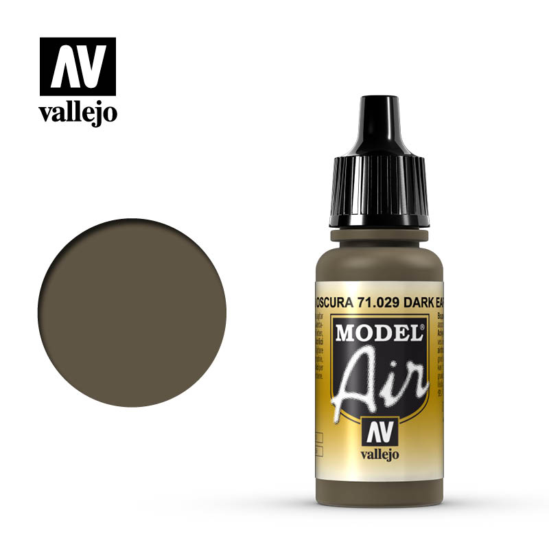 [ VAL71029 ] Vallejo Model Air Dark Earth 17ml