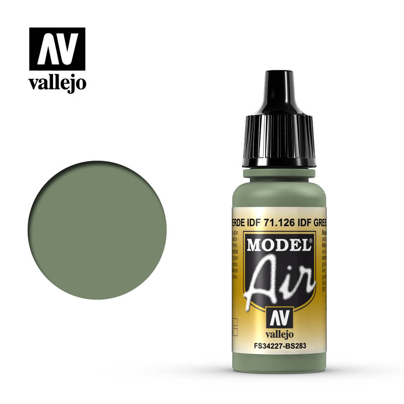 [ VAL71126 ] Vallejo Model Air IDF Green 17ml