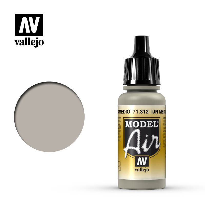 [ VAL71312 ] Vallejo Model Air IJN Medium Grey 17ml