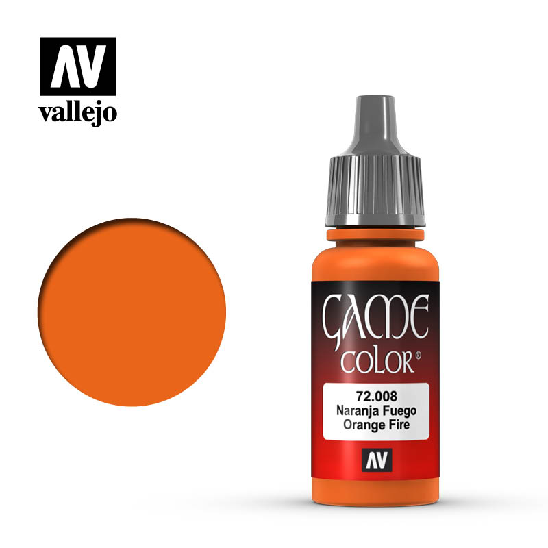 [ VAL72008 ] Vallejo Game Color Orange Fire 17ml