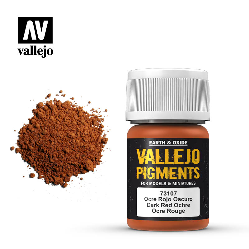 [ VAL73107 ] Vallejo Pigments Dark Red Ochre