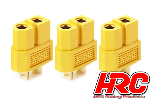 [ HRC9095A ] xt60 gold connector female (3pcs)