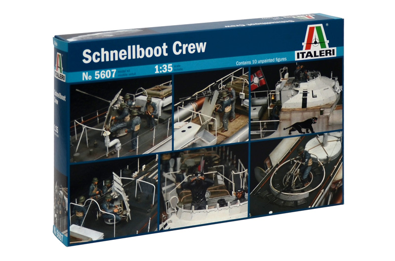 [ ITA-5607S ] Italeri SCHNELLBOOT CREW 1/35