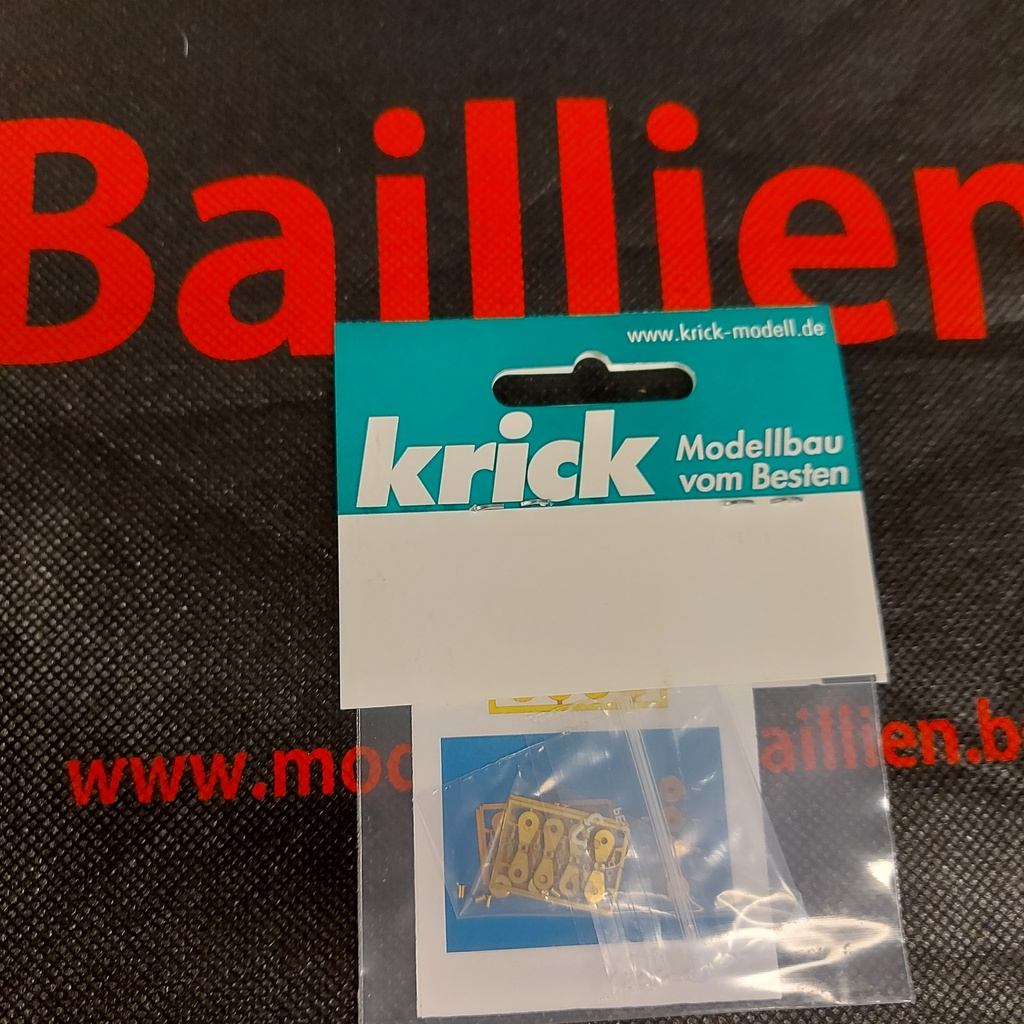 [ KR63086 ] krick messing katrollen 3 mm 2st