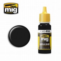 [ MIG0032 ] MIG SATIN BLACK 17ml