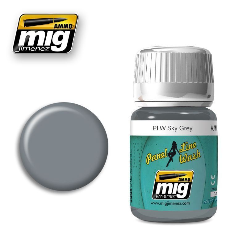 [ MIG1607 ] Mig Panel Line Wash Sky Grey 35ml