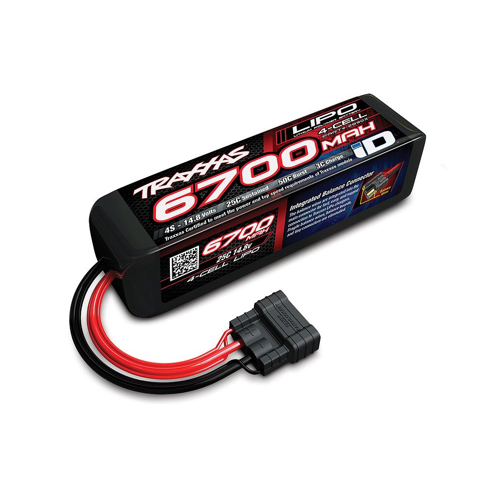 [ TRX-2890X ] Traxxas 14.8V Lipo 6700Mah 25c - TRX2890X 