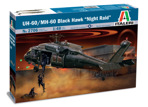 [ ITA-2706S ] Italeri UH-60/MH-60 Black Hawk &quot;Night Raid&quot; 1/48