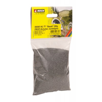 [ NO09365 ] Noch Profi Ballast dark grey  HO - TT   250gr