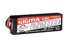 [ RC-G45-2200-2S1P ] Lipo batterij 7.4V 2200Mah 45C - XT60