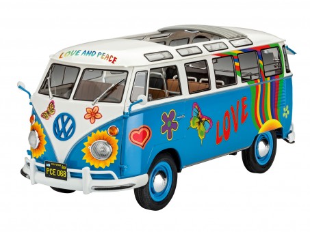 [ RE07050 ] Revell VW T1 SAMBA BUS FLOWER POWER 1/24 031445078538