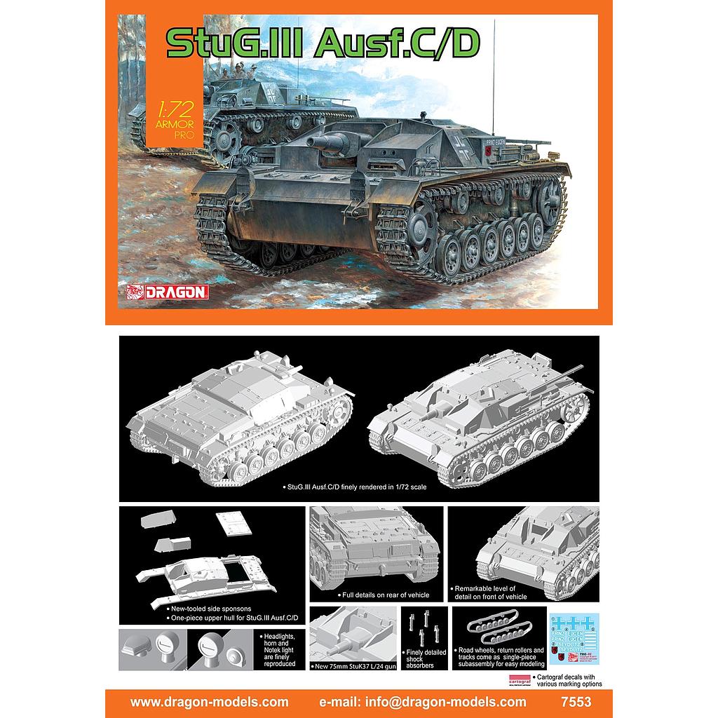 [ DRA7553 ] Stug III Ausf C/D