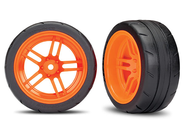 [ TRX-8374A ] Traxxas tires &amp; wheels 1.9 response tires vxl rated rear (2) - TRX8374A