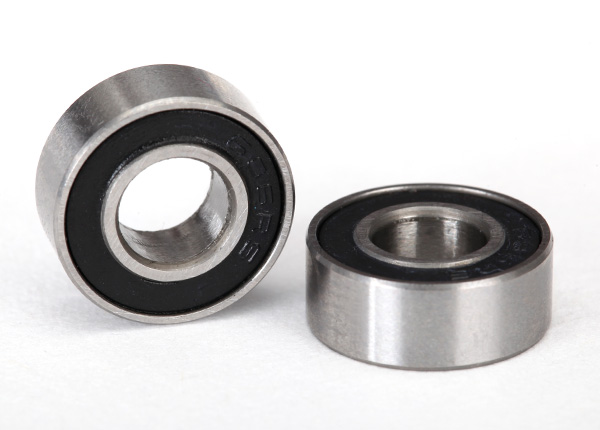[ TRX-5180A ] Traxxas ball bearings black rubber sealed (6x13x5) (2)
