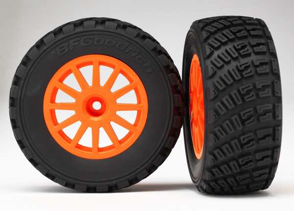 [ TRX-7473A ] Traxxas Tires &amp; wheels orange wheels