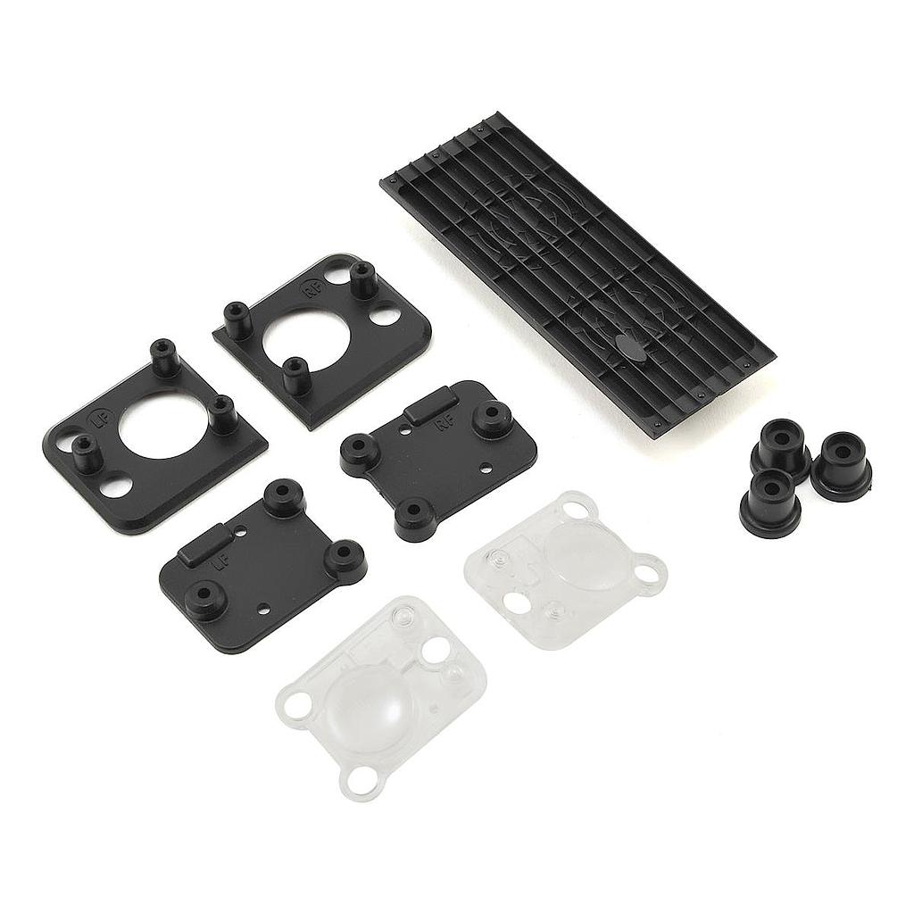 [ TRX-8013 ] Traxxas Grill, land rover defender/grill mount/ headlight housing - TRX8013