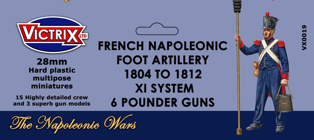 [ VICTRIXVX0019 ] French napoleonic foot artillery 1804 tot 1812