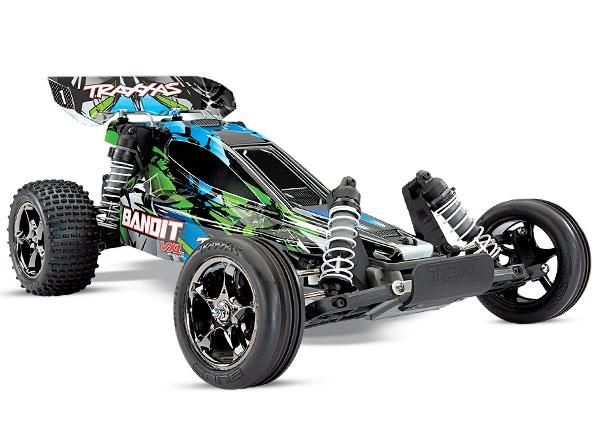 [ TRX-24076-4G ] Traxxas Traxxas bandit VXL brushless 2.4ghz with TSM, no battery/no charger - Green-TRX24076