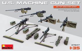 [ MINIART37047 ] US machine gun set 1/35