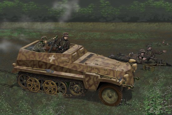 [ DRA6858 ] Sd.kfz.250/7 Ausf.A 1/35