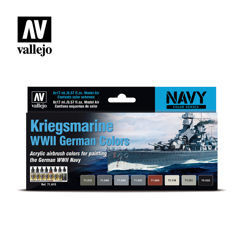 [ VAL71615 ] Vallejo Kriegsmarine WWII german colors