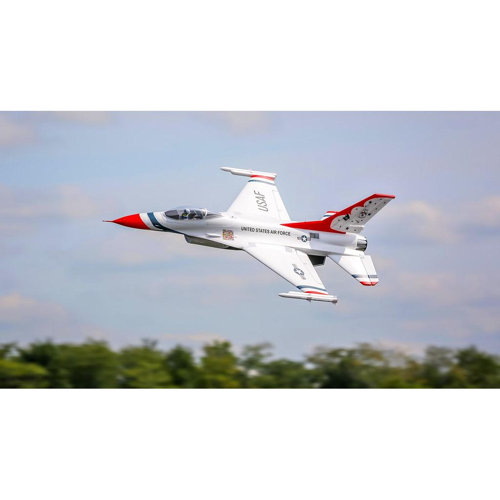 [ EFL78500 ] F-16 THUNDERBIRDS 70mm EDF BNF Basic w/AS3X and SS - EFL7850