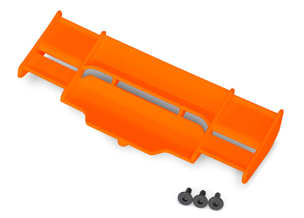 [ TRX-6721T ] Traxxas Wing, rustler 4x4 (orange)/3x8 FCS