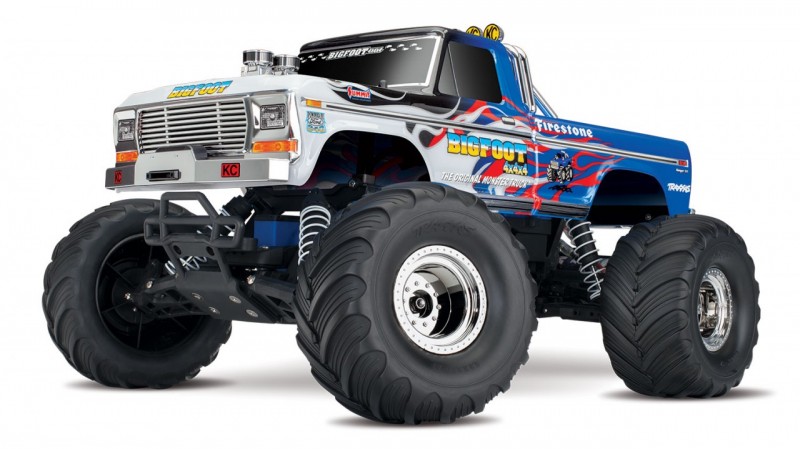 [ TRX-36034-1F ] Traxxas Big Foot No. 1 The original monster truck, XL-5, (incl. battery/charger) Flame