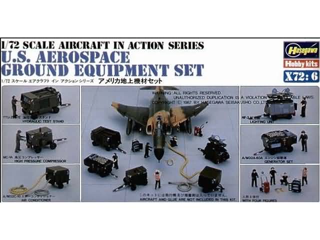 [ HAS35006 ] Hasegawa ground Equipment set: U.S. aerospace 1/72
