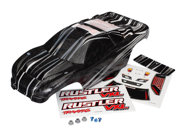 [ TRX-3719 ] Traxxas body rustler VXL prographix-TRX3719 