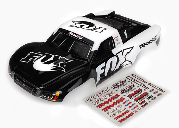 [ TRX-6849 ] Traxxas body slash 4x4 fox edition (painted, decals applied)-TRX6849 