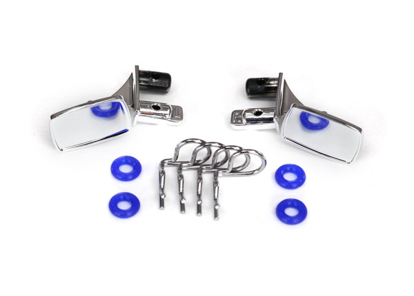 [ TRX-8133 ] Traxxas mirrors, side, chrome (left &amp; right) - TRX8133