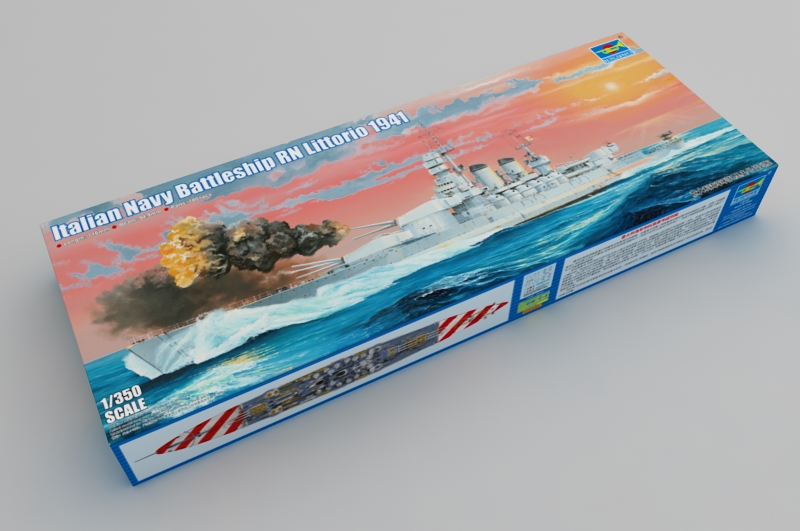 [ TRU05319 ] Trumpeter italian navy battleship RN Littorio 1941  1/350