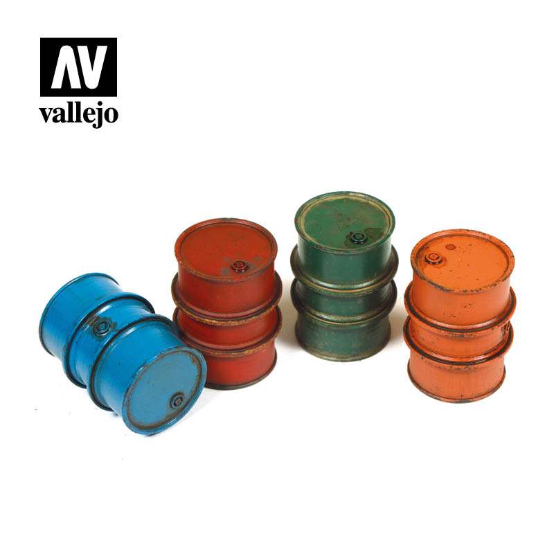 [ VALSC203 ] Vallejo SC203 Civilian Fuel Drums
