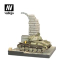 [ VALSC003 ] Vallejo German Ruined Building 15.5x15.5cm 1/35