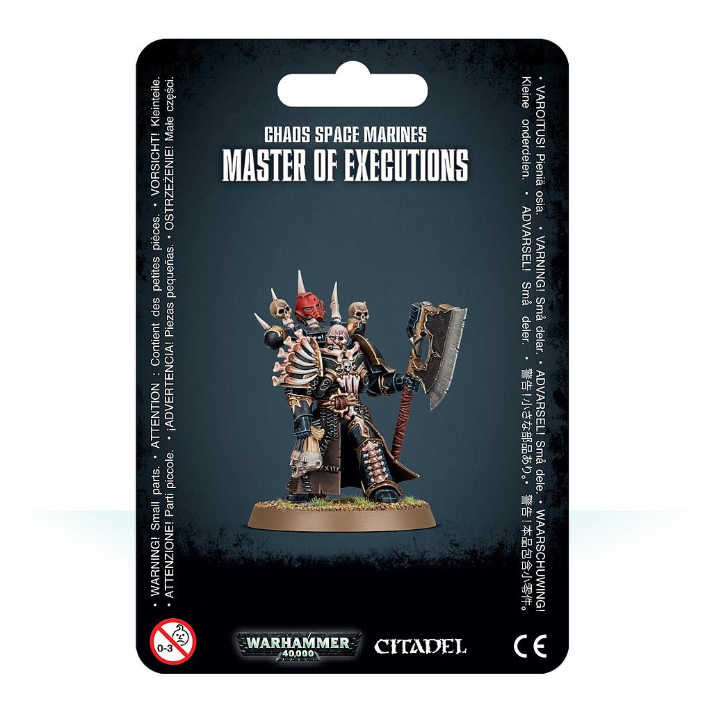 [ GW43-44 ] CHAOS SPACE MARINES - MASTER OF EXECUTIONS