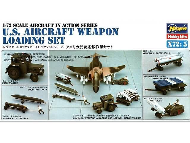 [ HAS35005 ] Hasegawa U.S. aircraft weapon loading set