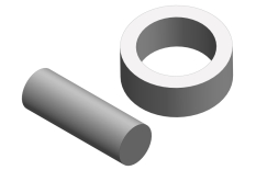 [ PROC-00250-066 ] Stub Axle Pin - for slipper shaft - Steel