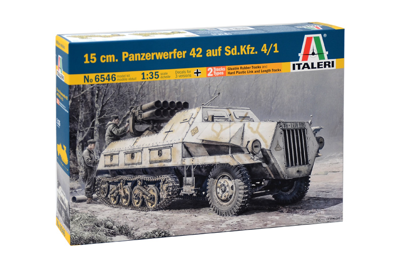 [ ITA-6546 ] Italeri 15cm panzerwerfer 42 auf sd.kfz. 4/1  1/35