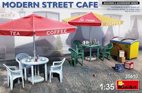 [ MINIART35610 ] Miniart Modern street cafe 1/35