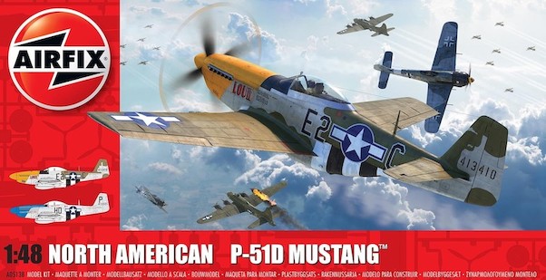 [ AIRA05138 ] Airfix north american p-51D mustang